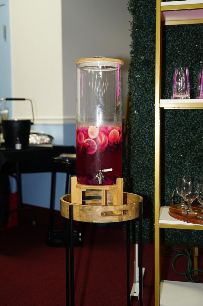 DragonFruit Infused Water at church womens event